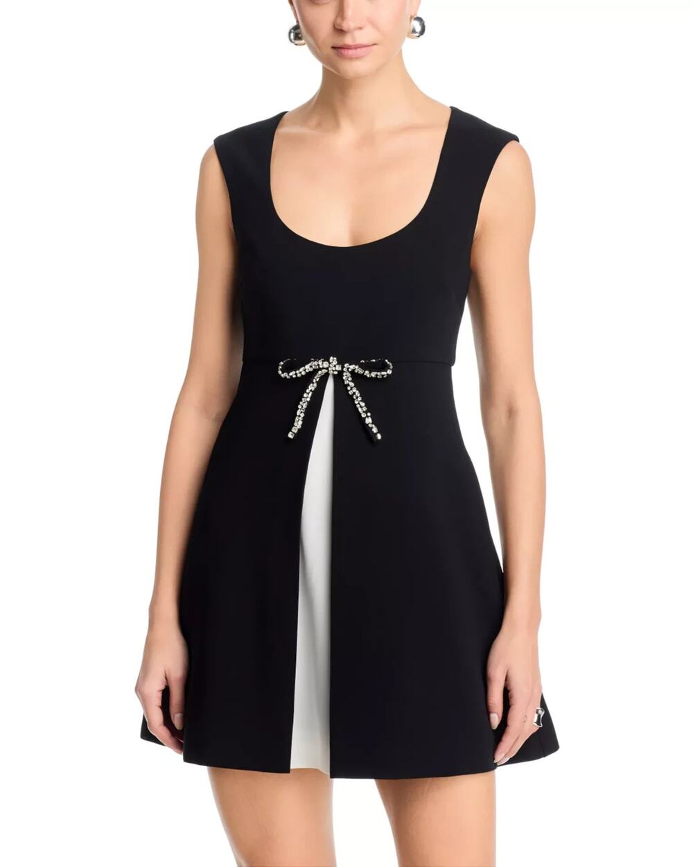Cinq à Sept Jo Bow Dress Black Size 6 3908